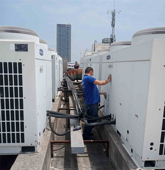 溪湖中央空调制热和不制冷系统维修方法